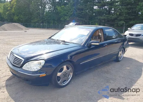 2002 Mercedes-Benz S 500 from USA, damaged, VIN WDBNG75J82A265594